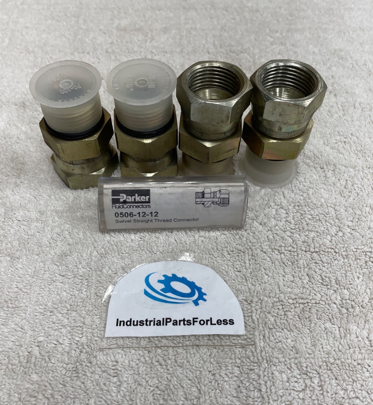 Lot of 4 Parker Hydraulic Tube Fittings 05061212 or 12 F65OX eBay