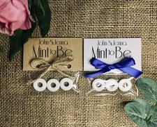 Personalised Mint To Be Wedding Favour - Handmade, Natural & Rustic Cheap