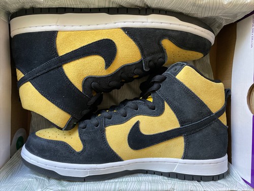 Nike SB Dunk High "Reverse Golden Rod" - Men's Size 9.5 - Picture 4 of 12