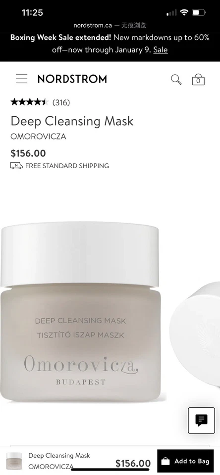 omorovicza Deep Cleansing Mask 50ml new - Image 4 of 4