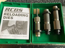 RCBS 3 Die Steel Set .45/70 Govt 20904 Good Used Condition W/box & Manual