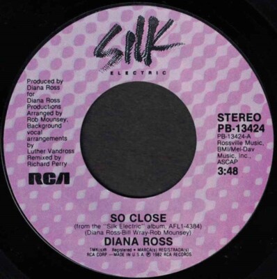 Diana Ross 45 So Close / Fool For Your Love D2