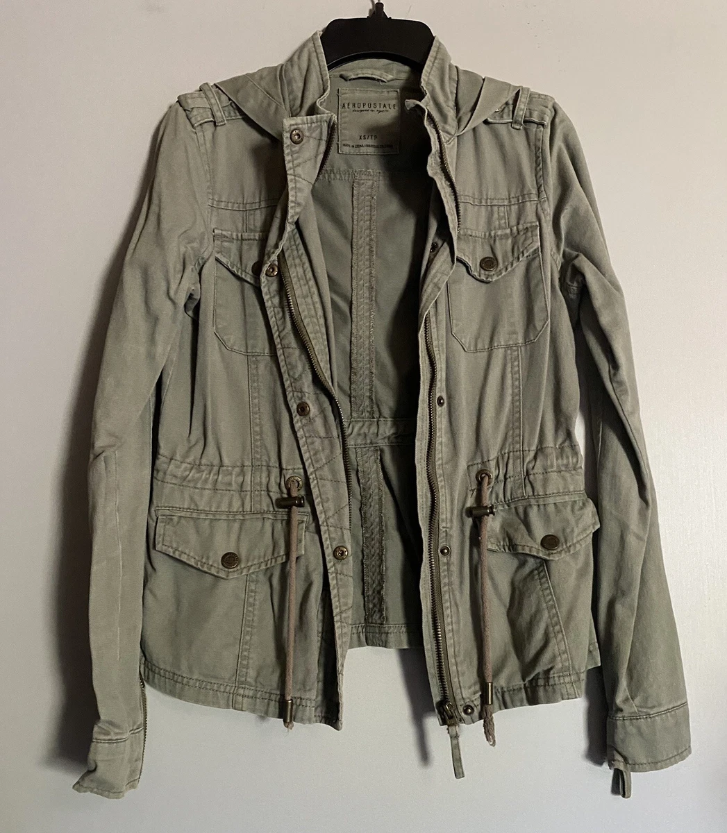 Aeropostale army deals green jacket
