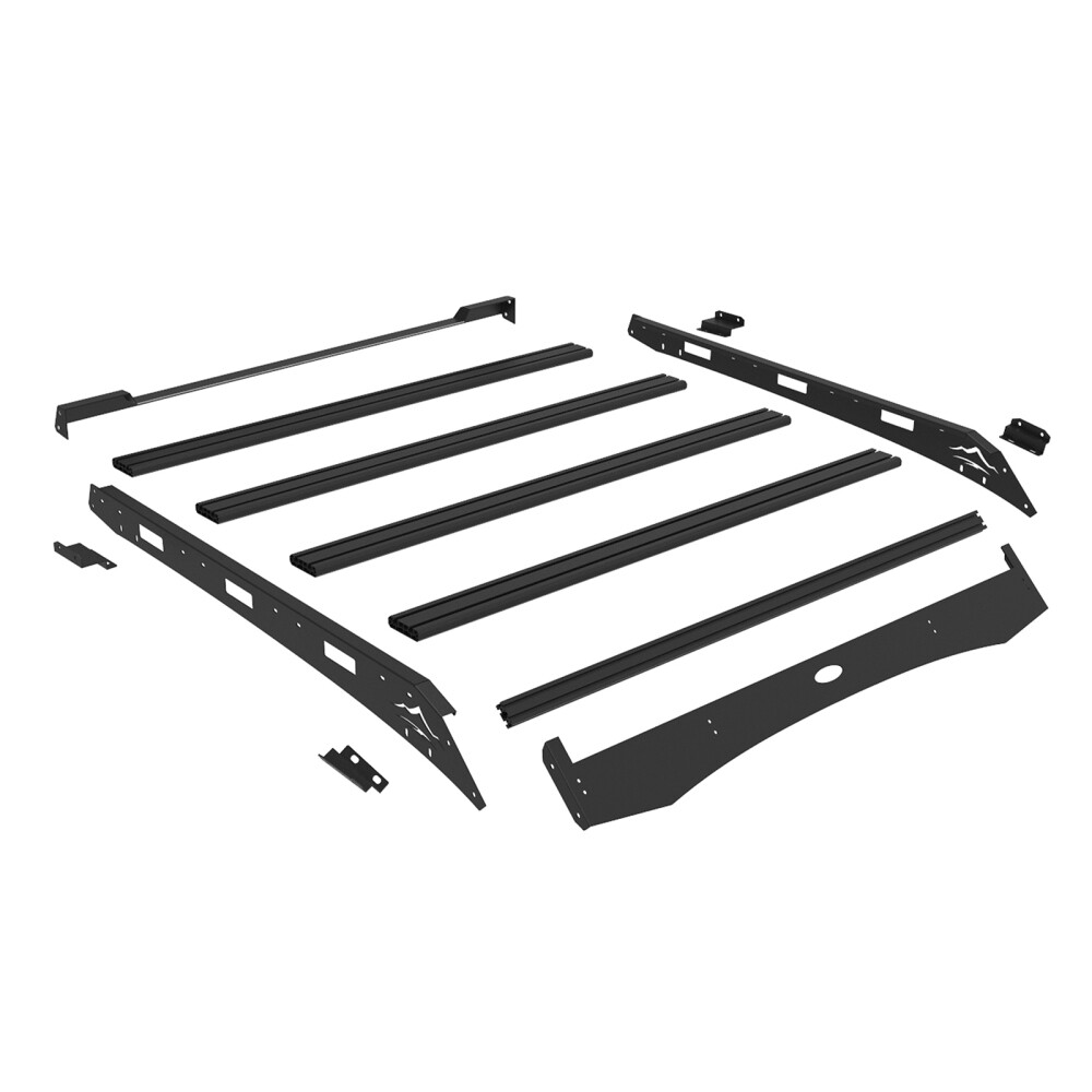 Fit 20052023 Access Cab Heavy Duty Steel Roof Cargo Rack Rail