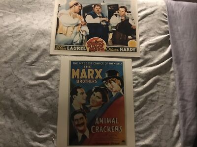 MARX BRO 1930 s ANIMAL CRACKERS, 11 X 14  SWISS MISS LAUEL, HARDY-LOBBYREPRO