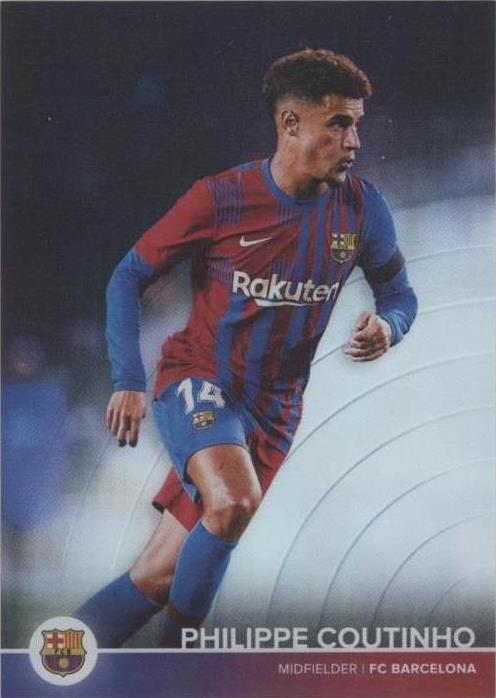 2021-22 Topps FC Barcelona Team Set Philippe Coutinho #14 for sale