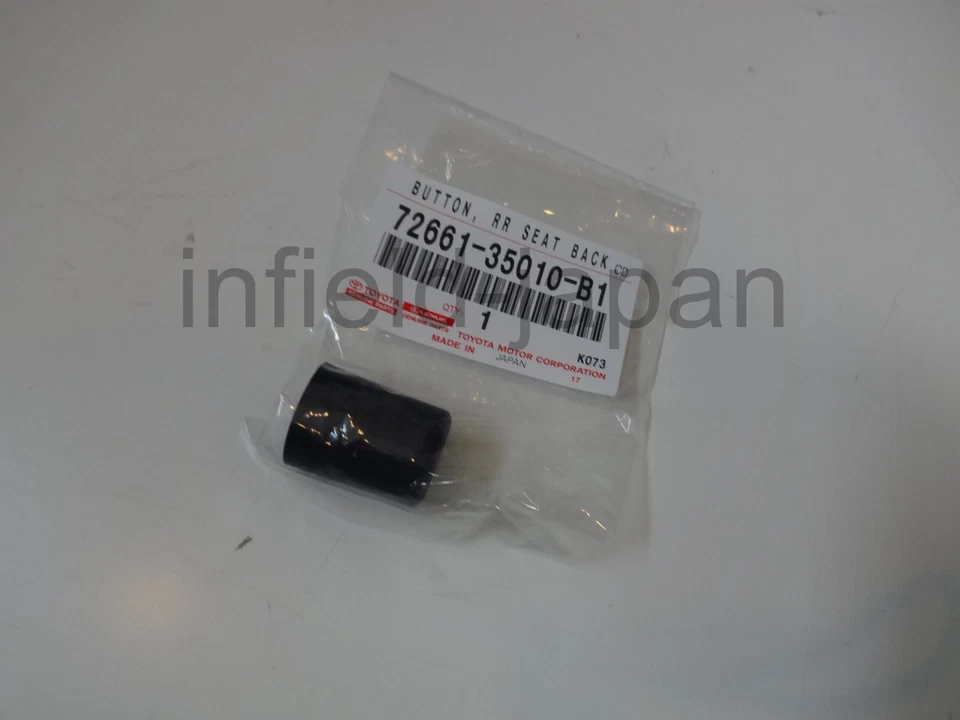 Botón de liberación trasero asiento trasero genuino Toyota 72661-35010-B1 F/S Foto 4 de 4