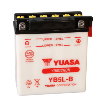 MALAGUTI Centro SL / SL Kat. 50 1999 2000 BATTERIA YUASA YB5L-B 12V/5AH senza ac