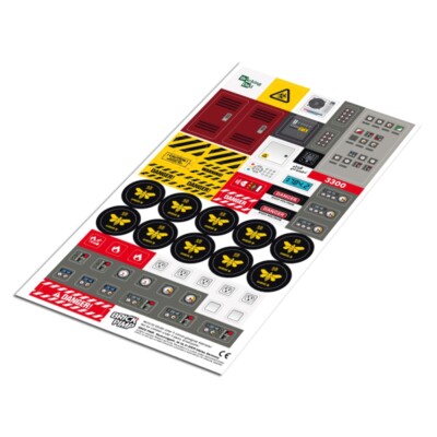 Breaking Bad Meth Lab   STICKER fit for building blocks tiles /3300