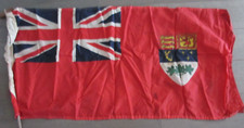 VINTAGE WWII ERA CANADIAN ENSIGN FLAG 36" x 18" (1922-1957) SCYCO PRODUCT-CANADA