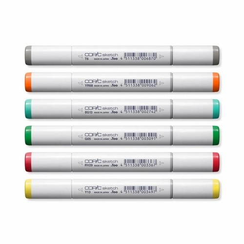 Copic × JUNKO KOSHINO Limited Edition Copic Sketch Japanese Color Set - Picture 8 of 12