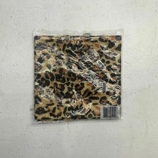 Shein Brown Cheetah Print Multi Use Head Scarf Wrap Adults One Size