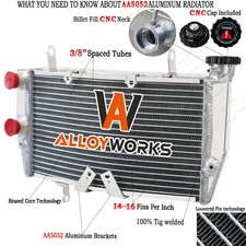 Aluminum Radiator For 2008-2011 2010 2009 Ducati 1198S 848 1098S 1098