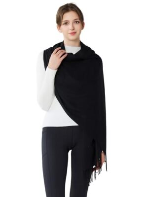 Pashmina Shawls and Wraps For Evening Dress Soft Warm Scarf for Women 01 Black | eBay Pashmina Shawls and Wraps For Evening Dress Soft Warm Scarf for Women 01 Black | eBay