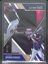 2017 Panini Elite Extra Edition Relic FTSD-GB Gleyber Torres Brendan Rodgers