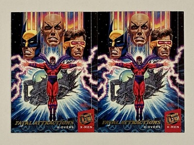 1994 Fleer Ultra X-Men Fatal Attractions Wolverine Magneto Cyclops Cards