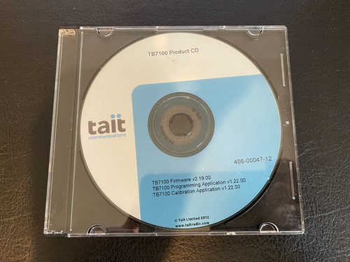 Tait TB7100 programming software, firmware and calibration application - Genuine