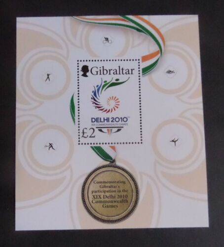 Gibraltar 2010 Commonwealth Games Delhi MS MS1374 MNH UM Unmounted mint - Photo 1 sur 1
