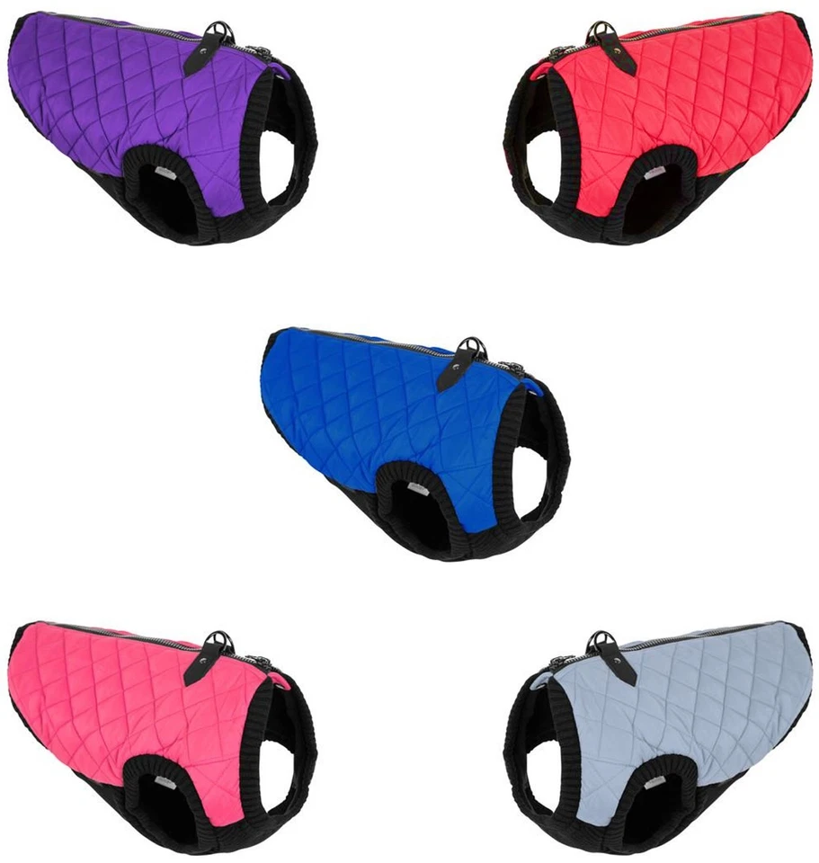 Gooby Fashion Vest Dog Puppy Small Breed M L XL Quilted Sweater Jacket & D-Ring - Image 2 of 4