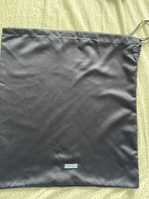 New Prada Drawstring Dust Bag Navy Blue 14 InX 13 In Medium Size