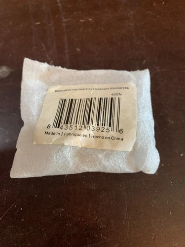 CABINET KNOB Naples 1-9/16" Length Bar Satin Nickel Hardware Resources 40SN - Picture 1 of 2