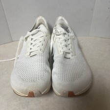 Flux Womens Adapt Runner White Gum Running Athletic Barefoot Knit Shoes Size 8