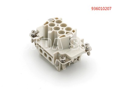 5pc Connector [936010207] 6P + PE FEMALE INSERT 16A 500V/U #F14*
