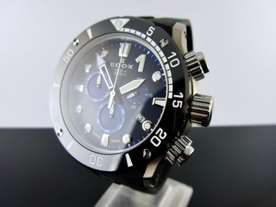 Edox Co-1 Chronograph 45 mm | Quarz | 1000M | 100ATM 10242-TIN-BUIN