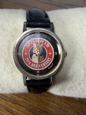 Vintage Morris The Cat 25th Anniversary 9-Lives Watch Women's Promotional 90s