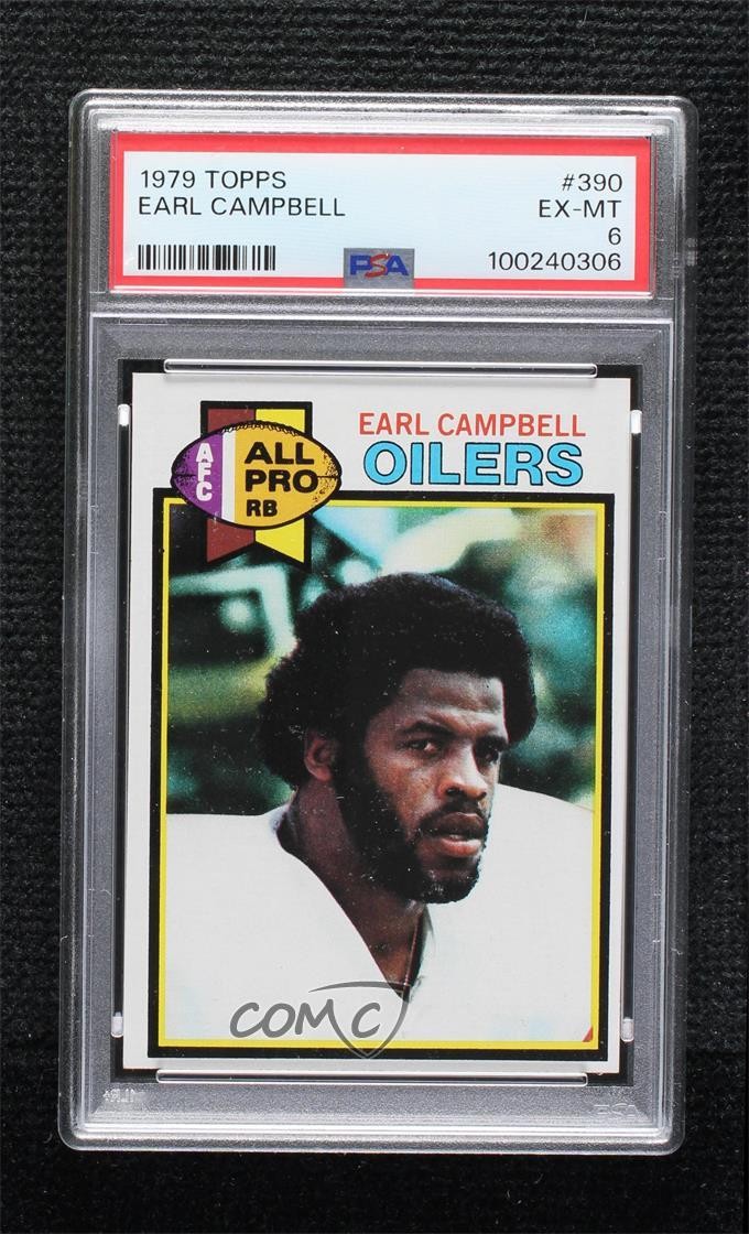 1979 Topps Earl Campbell #390 PSA 6 HOF