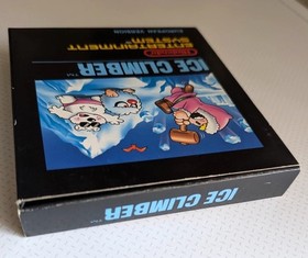 Nintendo NES Ice Climber PAL OVP + Inlay | Rare 5-Screw Modul Version No Barcode