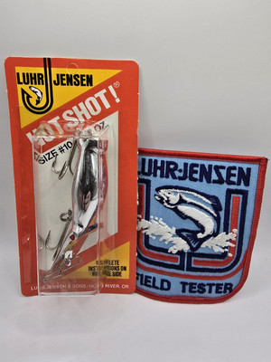 Vintage Luhr Jensen Pre Rapala Hot Shot 10 Silver Plate 