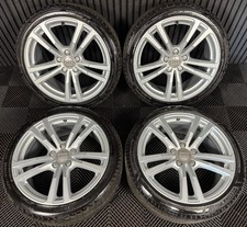 18'' GENUINE AUDI A3 S LINE SILVER SALOON ALLOY WHEELS ALLOYS TYRES 8V0601025BC