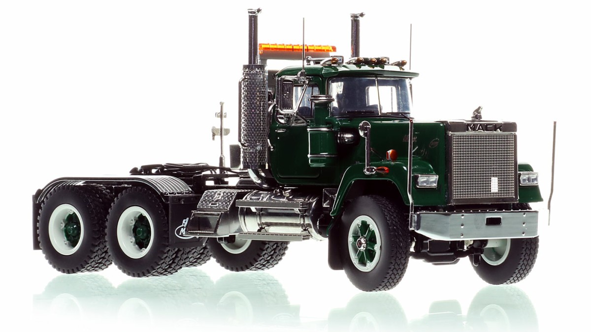 MACK Superliner Heavy Spec camion miniature Vert pour diorama de transport lourd