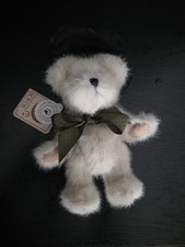 Boyds Bears WIXIE LEE HACKETT Retired 2001 6  Plush w/Black Velvet Hat, Bow