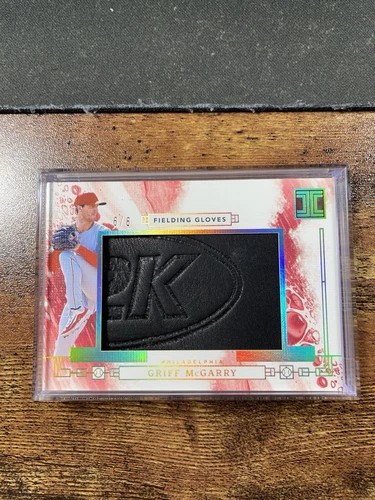 2024 Panini Impeccable Baseball Griff McGarry Fielding Glove /6 #JP-GM Phillies