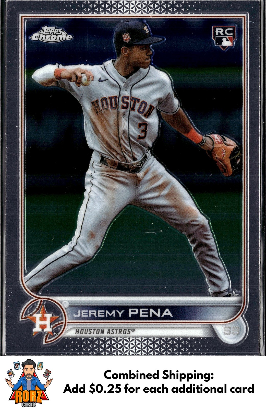 2022 Topps Chrome Update #USC136 Jeremy Pena RC