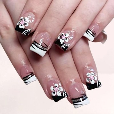 Acrylic False Nail,Artificial Nail Glues on Nail Press on Nail Designs Fake Nail