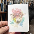 Watercolor Sheep — photo 2
