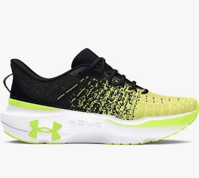 Under Armour Infinite Elite Laufschuhe schwarz gepolstert Komfort Turnschuhe UK 6,5