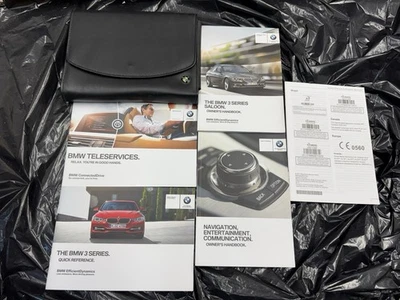 GENUINE BMW 3 SERIES 2012-2016 OWNERS MANUAL HANDBOOK BOOKPACK WALLET SET PACK - Image 1 of 4