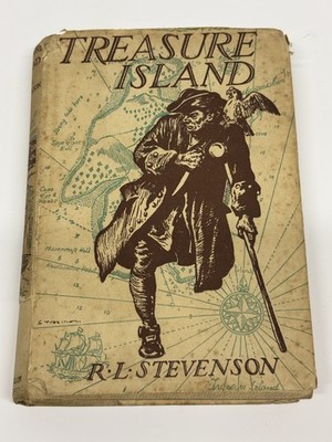 Treasure Island by Robert Louis Stevenson -MacMillan and Co. (Illustrated Book)