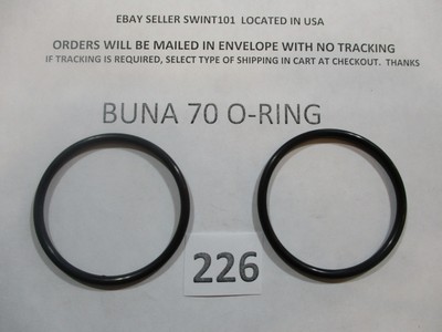 226 O-ring 2'' ID x 2-1/4'' OD x 1/8'' thick. Buna-70.   Quan 2.