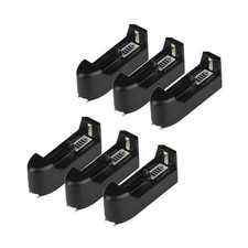 6pcs Single Battery Charger For Rechargeable 1865 16340 14500 AA AAA 26650 USA