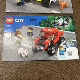 LEGO City: Police Station 60246 Manuals Only #1 #2 #4