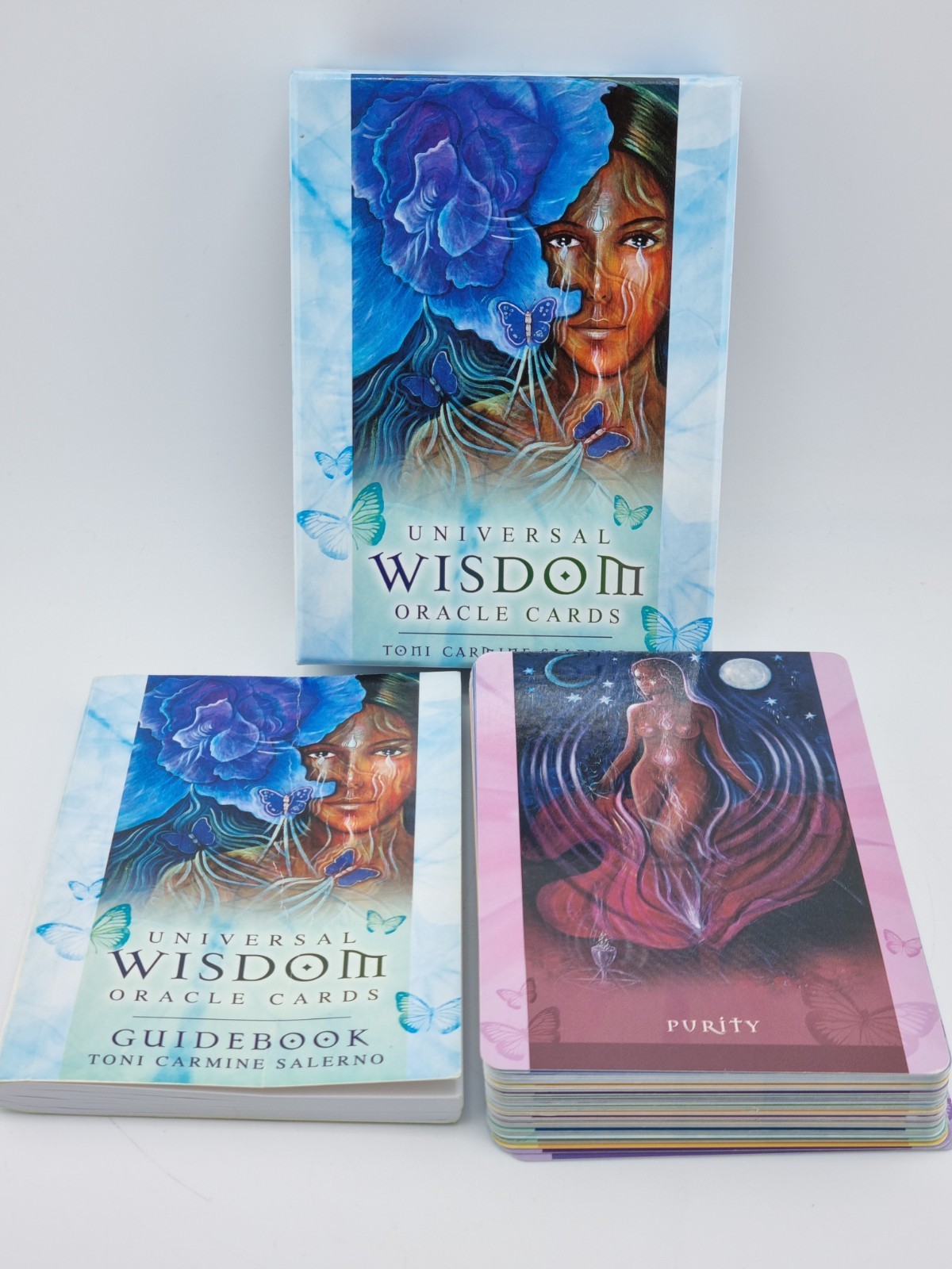 Universal Wisdom Oracle Cards Toni Carmine Salerno Guidebook 45 Deck 2012 VGC