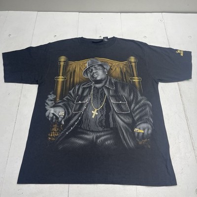 Brooklyn Mint Black Notorious BIG Bedazzled Short Sleeve T Shirt Mens Size XXL
