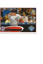 2012 TOPPS ALL STAR HALL OF FAME JOE MAUER