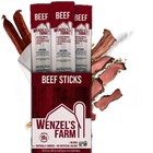Beef Sticks 32 Ct 16 Packs of 2 Hickory Smoked Keto