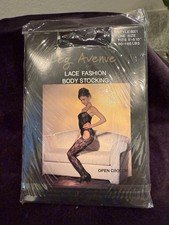 Leg Avenue Black Idina Body Stocking Fishnet NEW